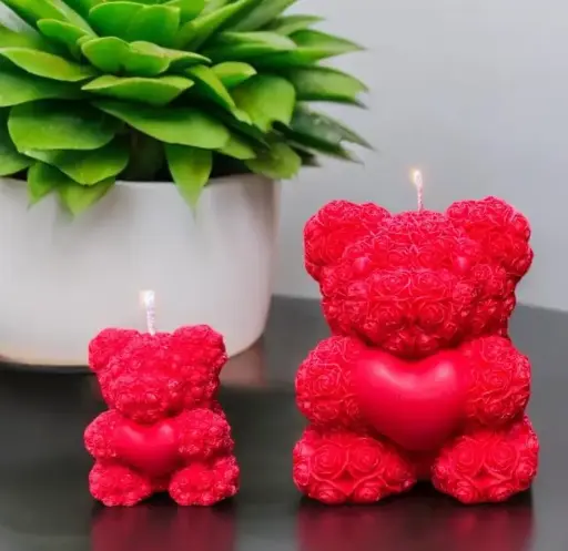 Rosy bear (small and Large)