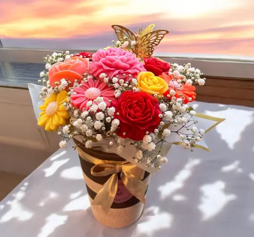 Golden Sunset Bloom